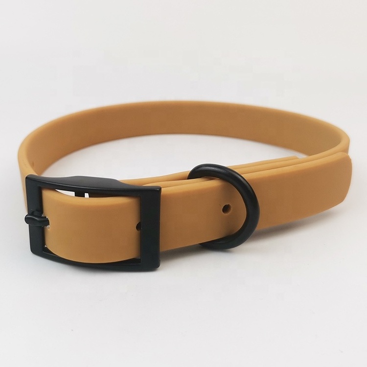 Wholesale Luxury Waterproof Adjustable PVC Silicone Soft Touching Dog Collar and Leash set