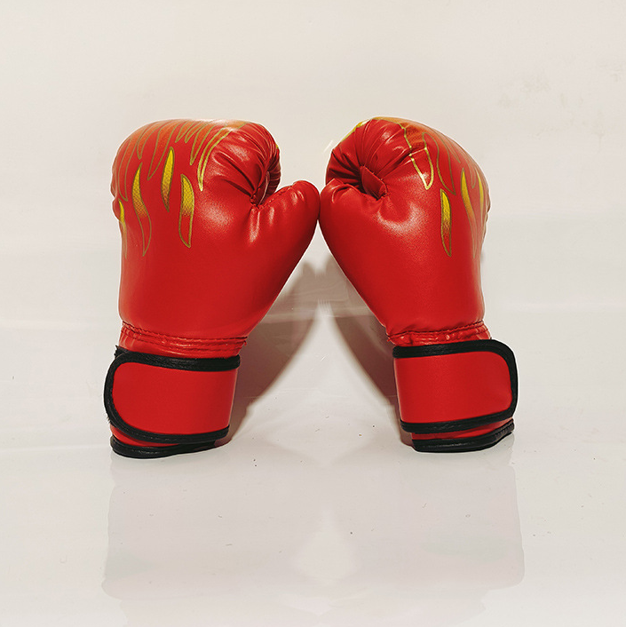 High quality Red Winning Boxing Gloves Real Leather Boxing Gloves  For Training