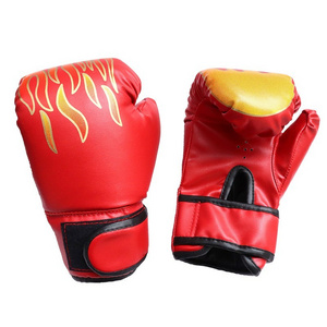 High quality Red Winning Boxing Gloves Real Leather Boxing Gloves  For Training