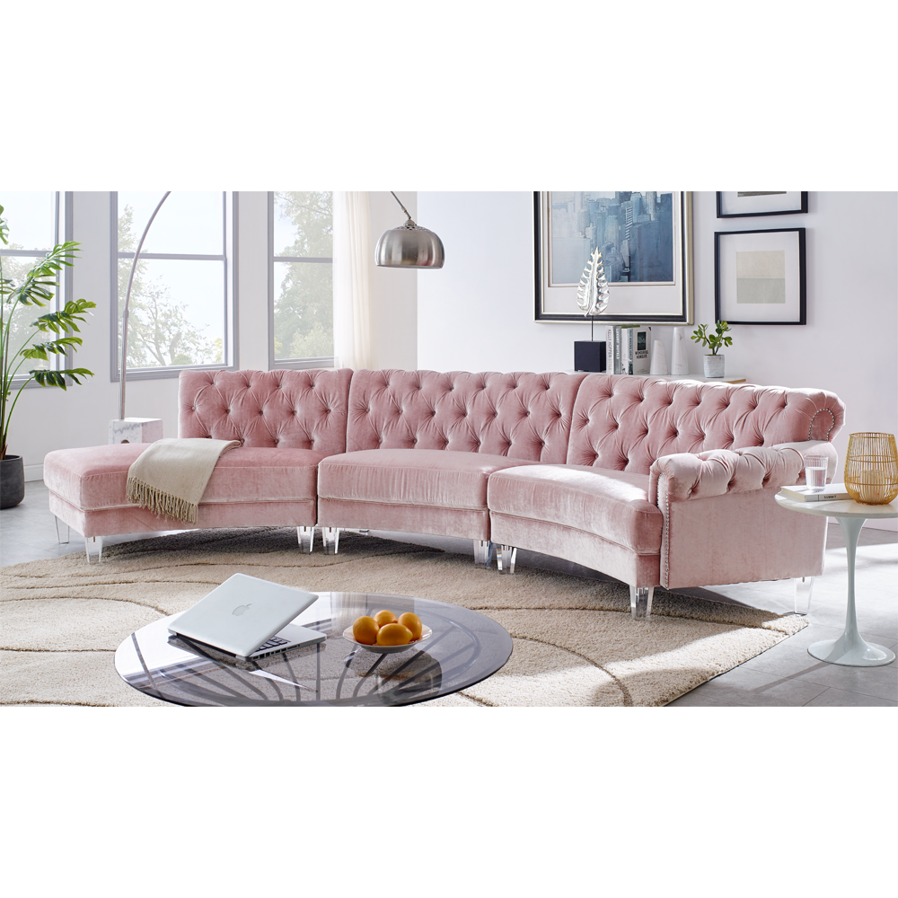 Modern design furniture couch living room l-shaped sofa