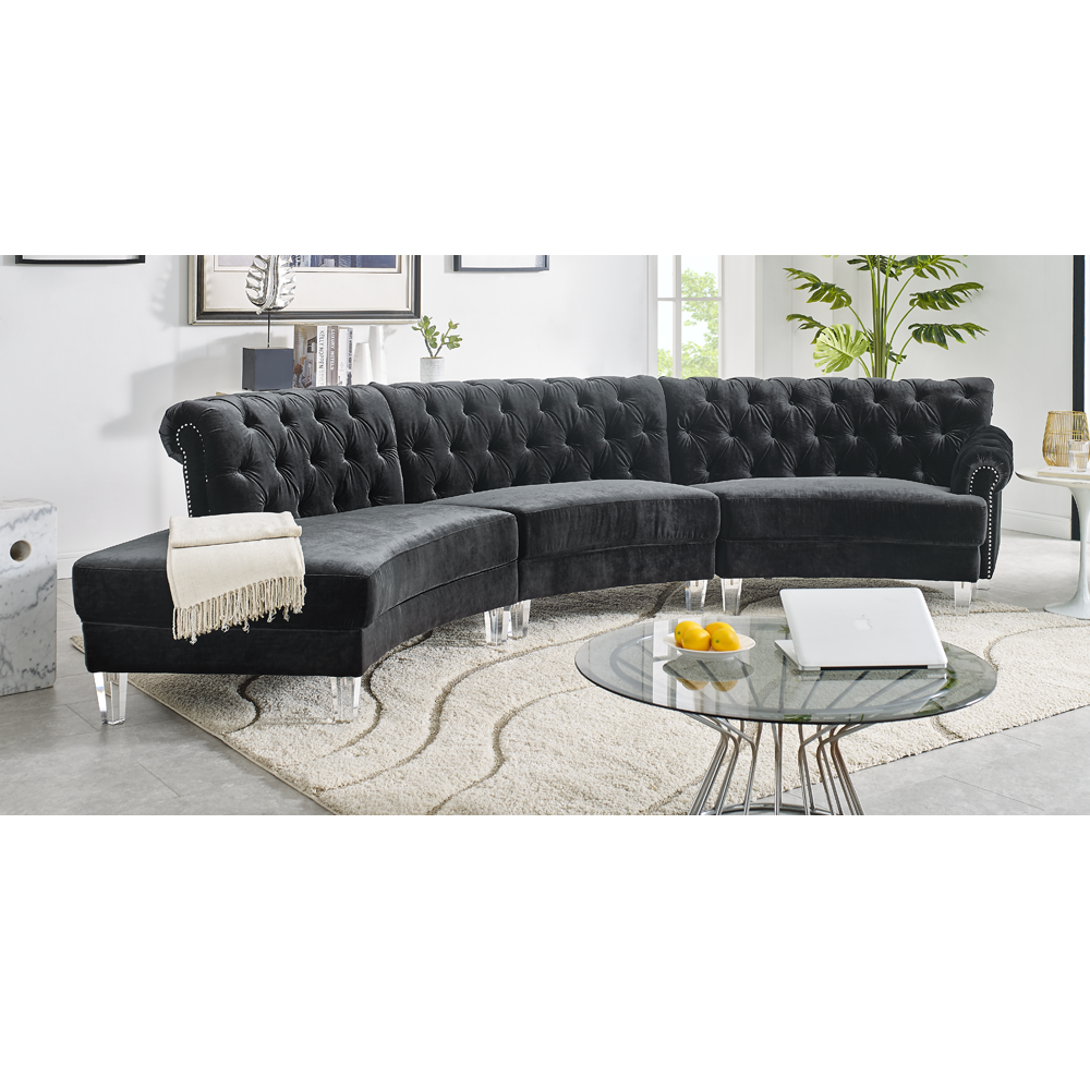 Modern design furniture couch living room l-shaped sofa