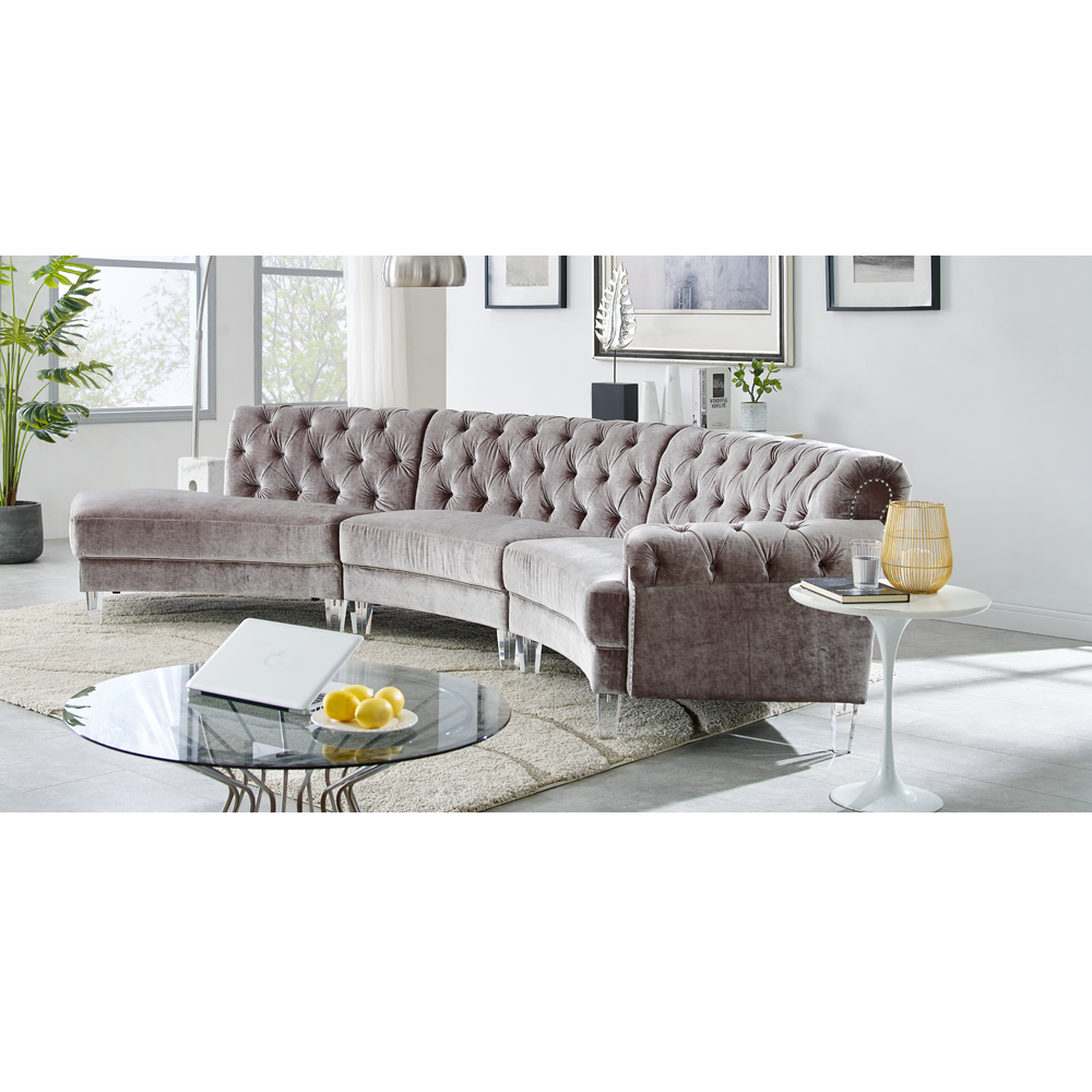 Modern design furniture couch living room l-shaped sofa