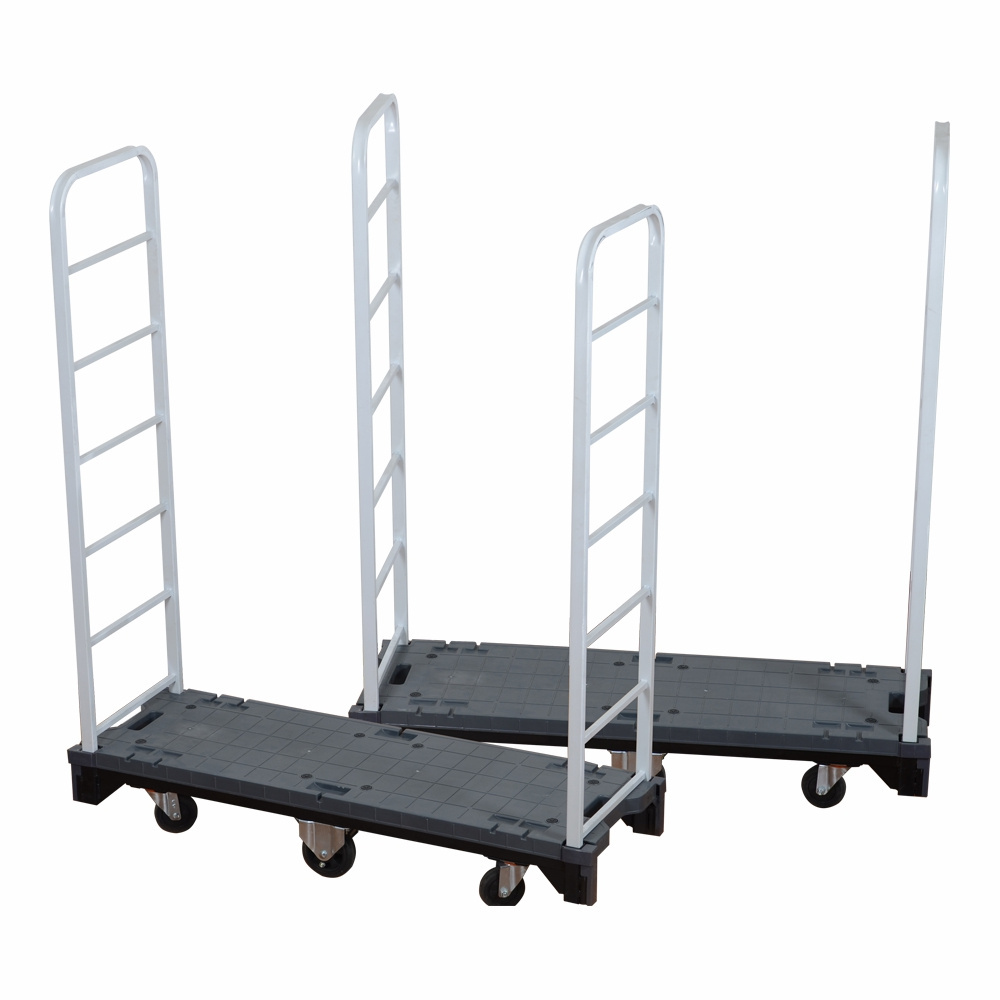 Folding Multi cart Utility Cart U-Boat Trolley Narrow Platform Truck Dolly Durable wheels