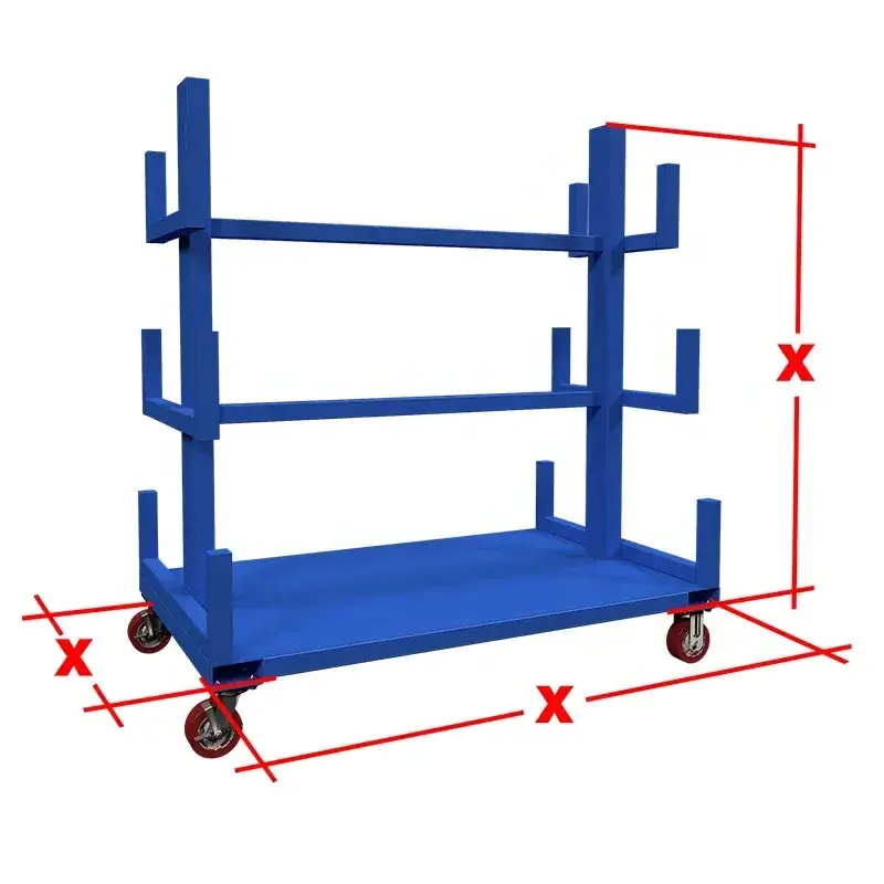 Double Side Heavy Duty Cantilever Rack Pipe Rack Stacking Racks