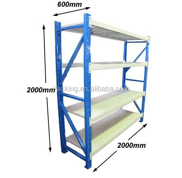 Multi-layer Adjustable Longspan Steel Rack Warehouse shelving