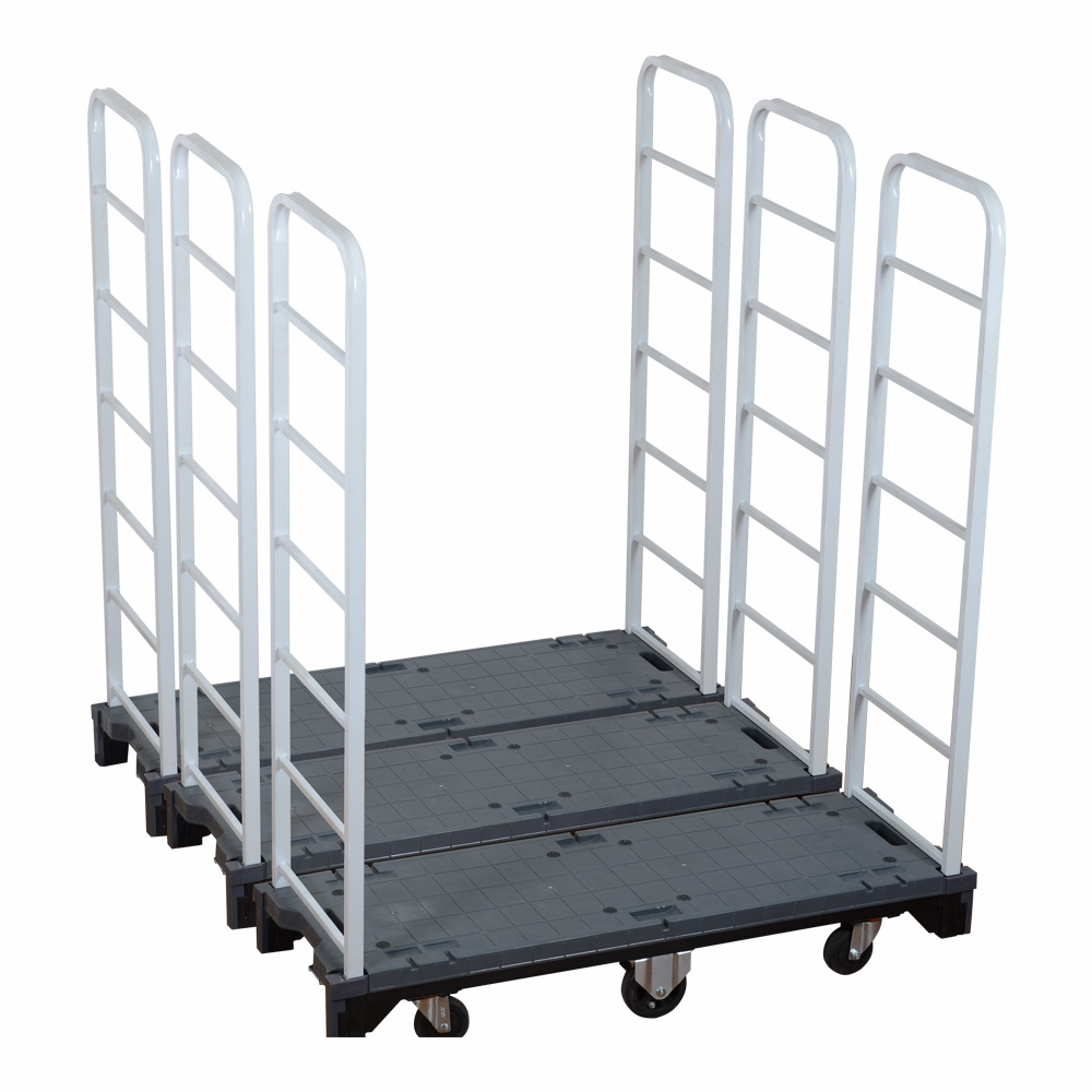 Folding Multi cart Utility Cart U-Boat Trolley Narrow Platform Truck Dolly Durable wheels