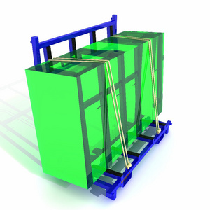 Wholesale Steel L Frame  Custom Transport Glass Racks