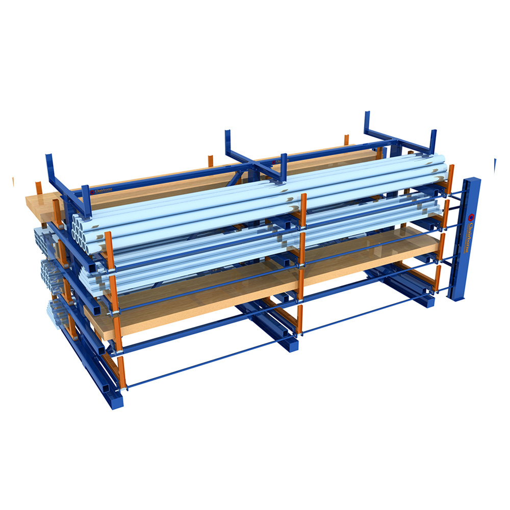 Heavy Duty HDG Corrosion Protection Move or Pull out Cantilever Rack