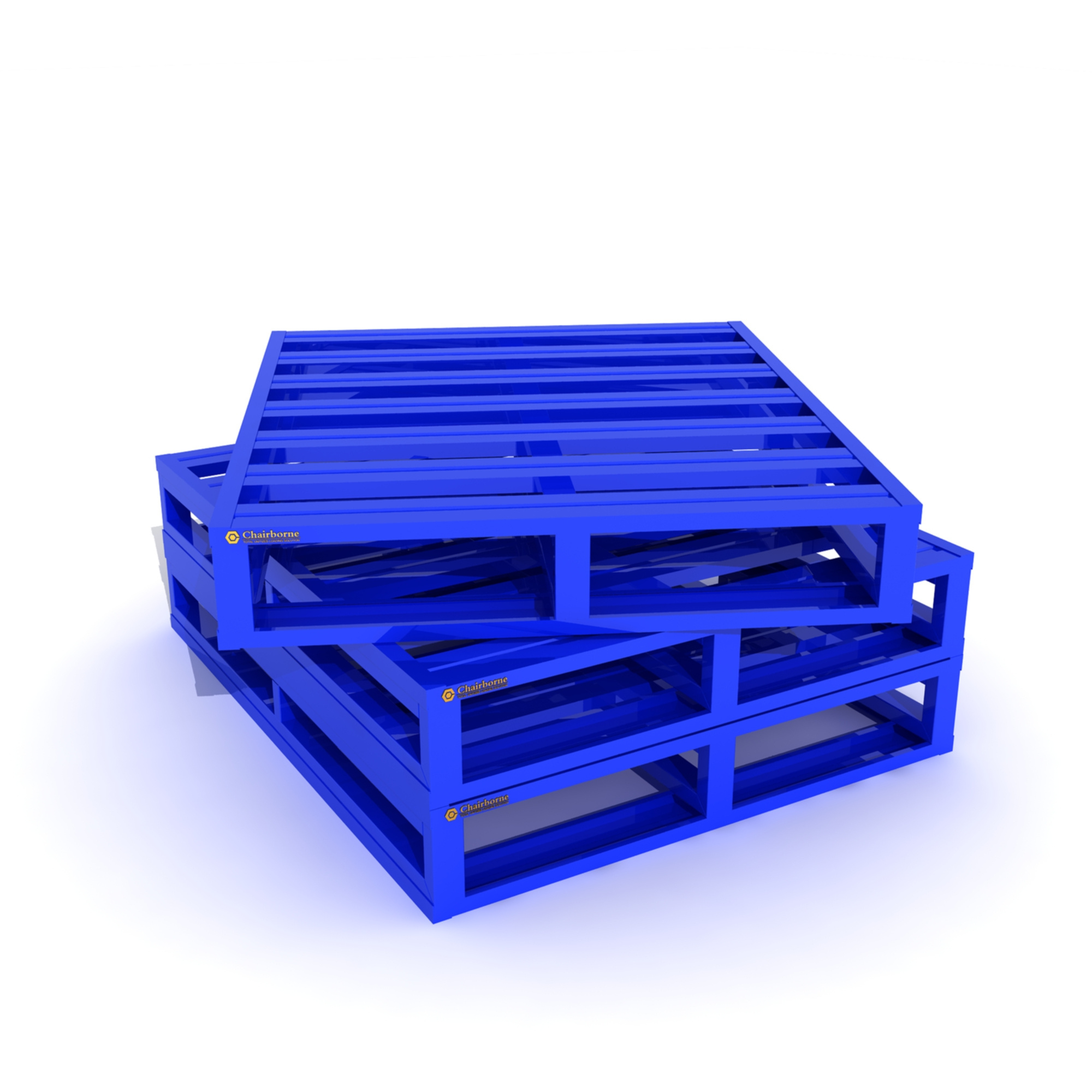 heavy duty warehouse storage metal pallet steel double stack pallets