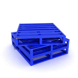 heavy duty warehouse storage metal pallet steel double stack pallets