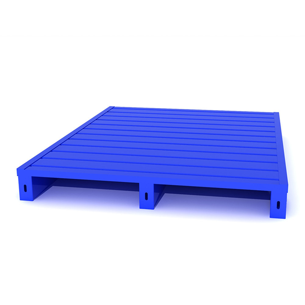 heavy duty warehouse storage metal pallet steel double stack pallets