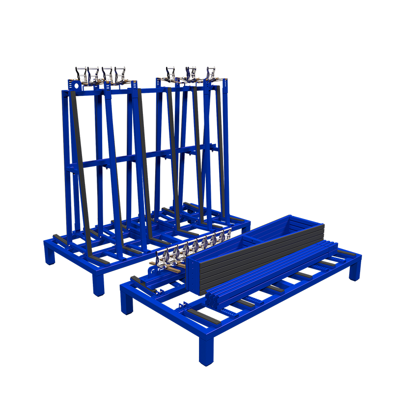 AGV Glass A Frame Rack Granite Steel A-frame Transport Racks