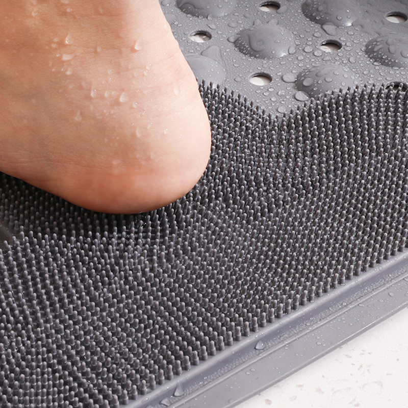 (chakme)Message shower foot massager scrubber mat gorilla grip shower mat