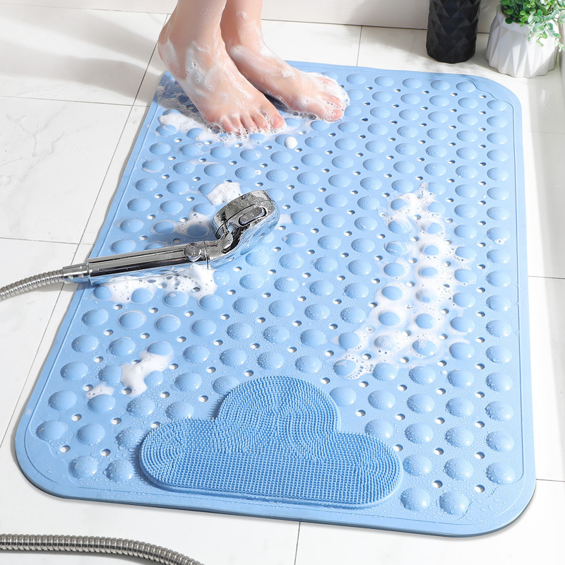 (chakme)Message shower foot massager scrubber mat gorilla grip shower mat