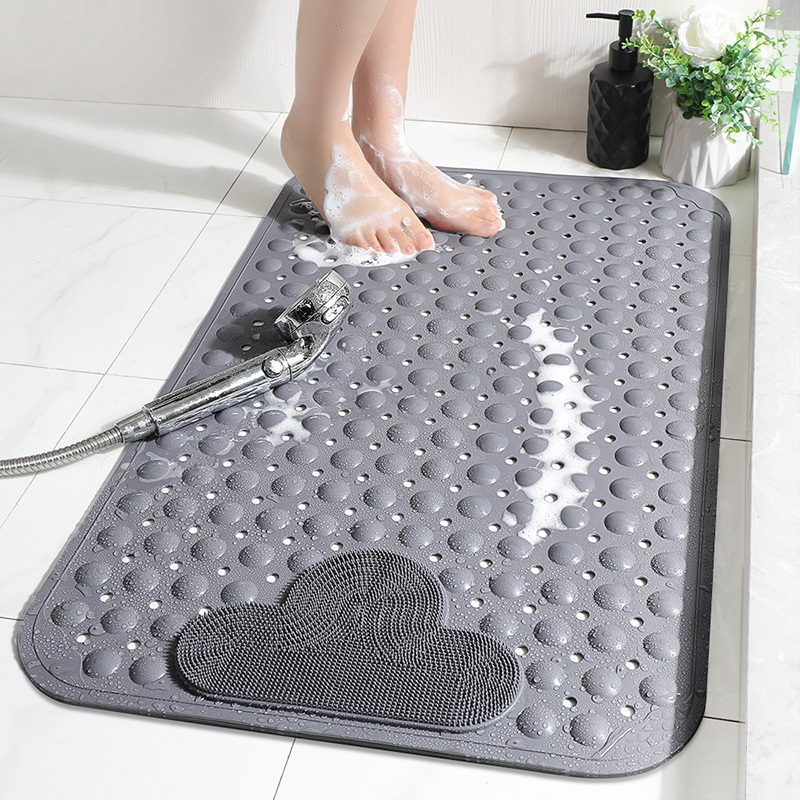 (chakme)Message shower foot massager scrubber mat gorilla grip shower mat