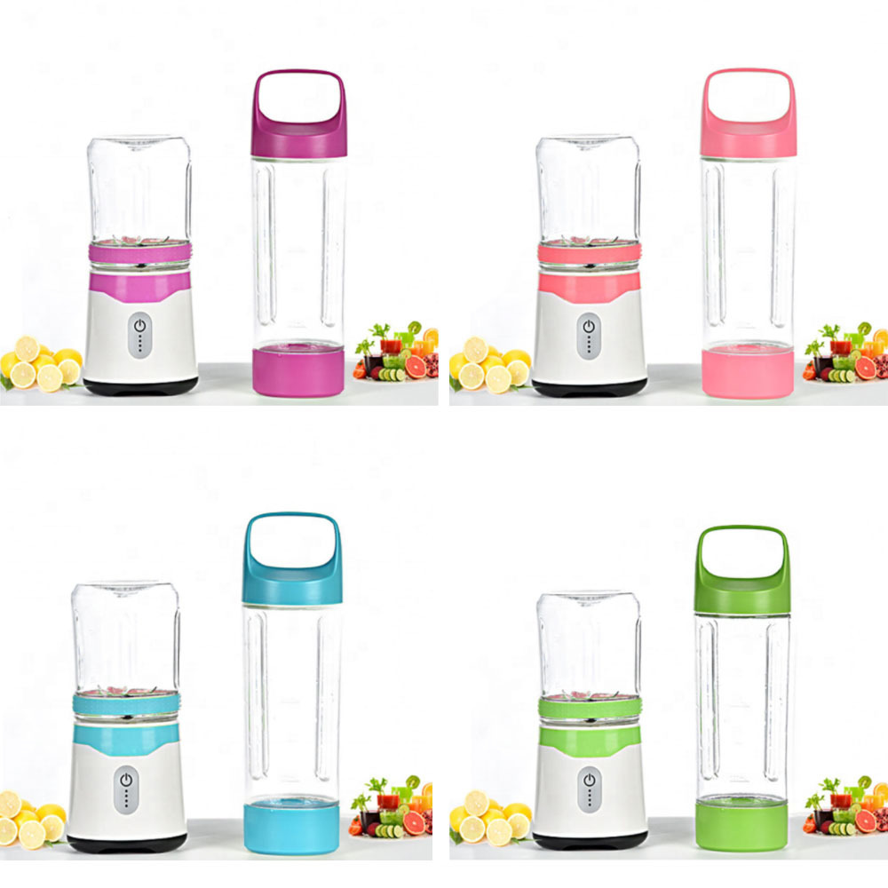 380ml Juicer Blender Electric USB Rechargeable Fruit Blender 6 Blades Smoothie Mixer Juice Cup Baby Feeding Food Processor