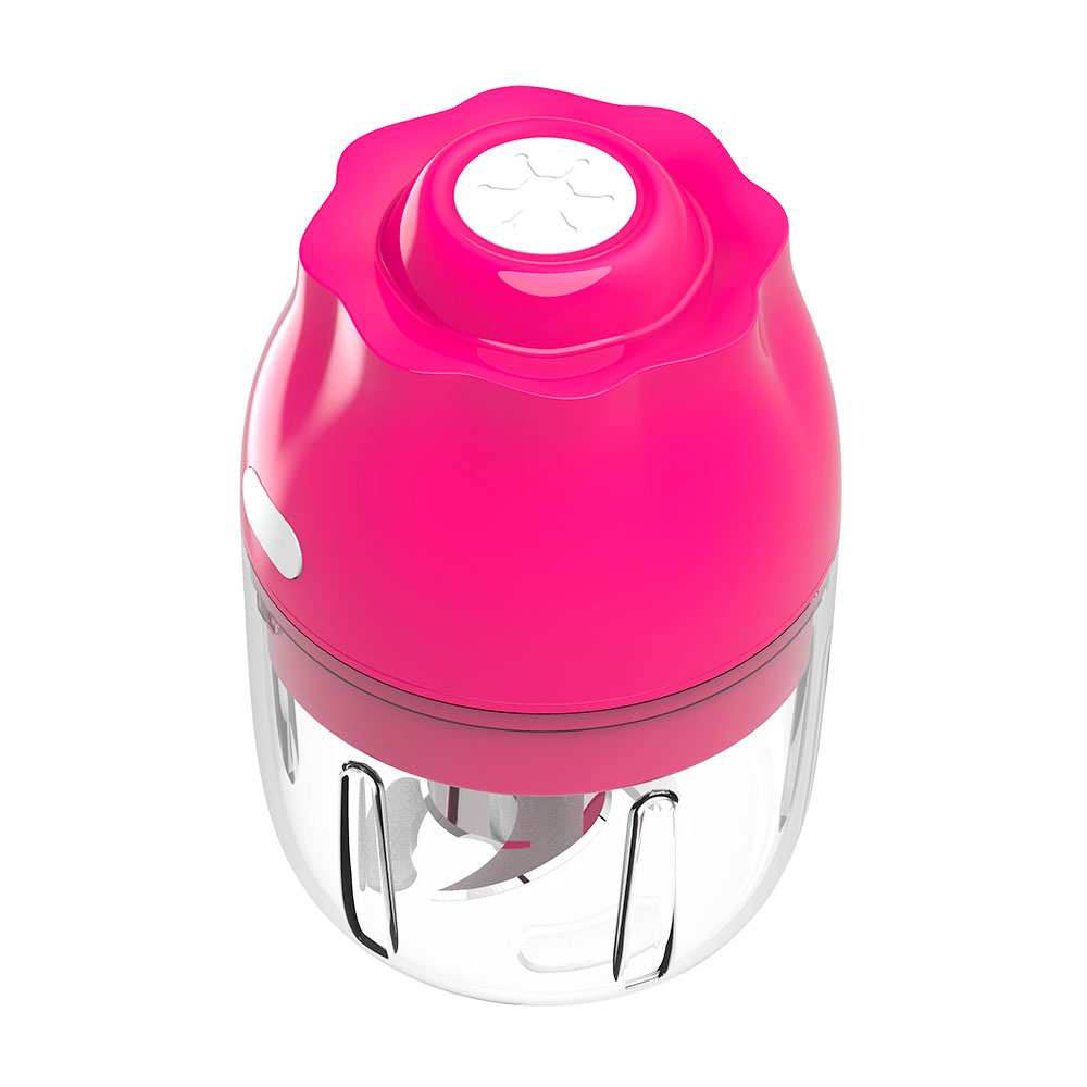 Portable Mini Food Chopper USB Charging Garlic Chopper Grinder Electric Food Mincer Shredder With Kitchen