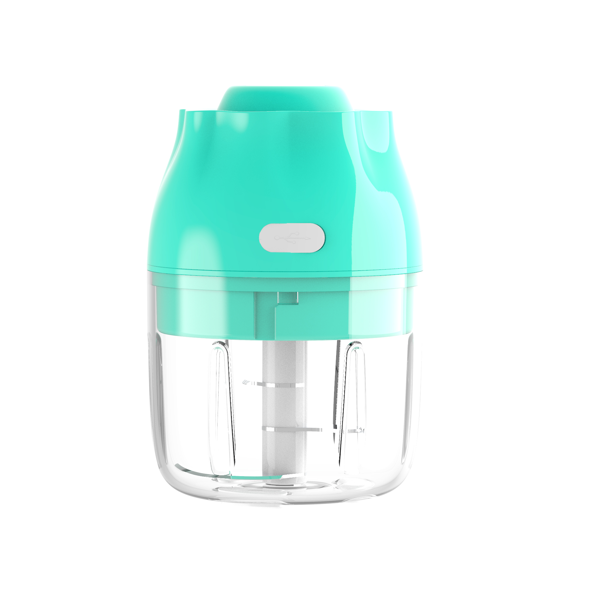 Portable Mini Food Chopper USB Charging Garlic Chopper Grinder Electric Food Mincer Shredder With Kitchen