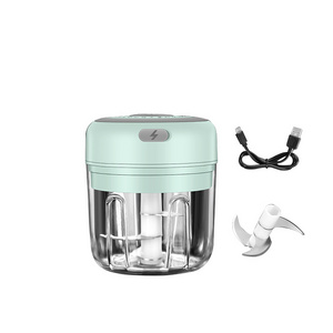 USB mini Electric Garlic Chopper Dropshipping Mini Food Chopper Easy to Clean Seasoning Hot Sale