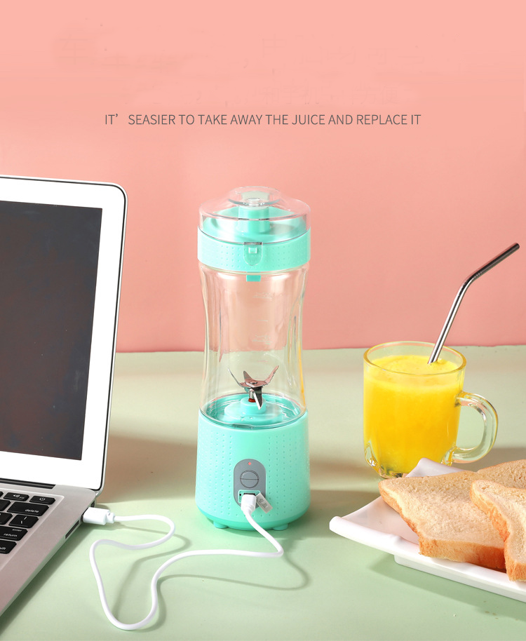 150W 7.4V 380ml USB Mixer Electric Machine Smoothie Mini Personal Cup Juice Portable Blender