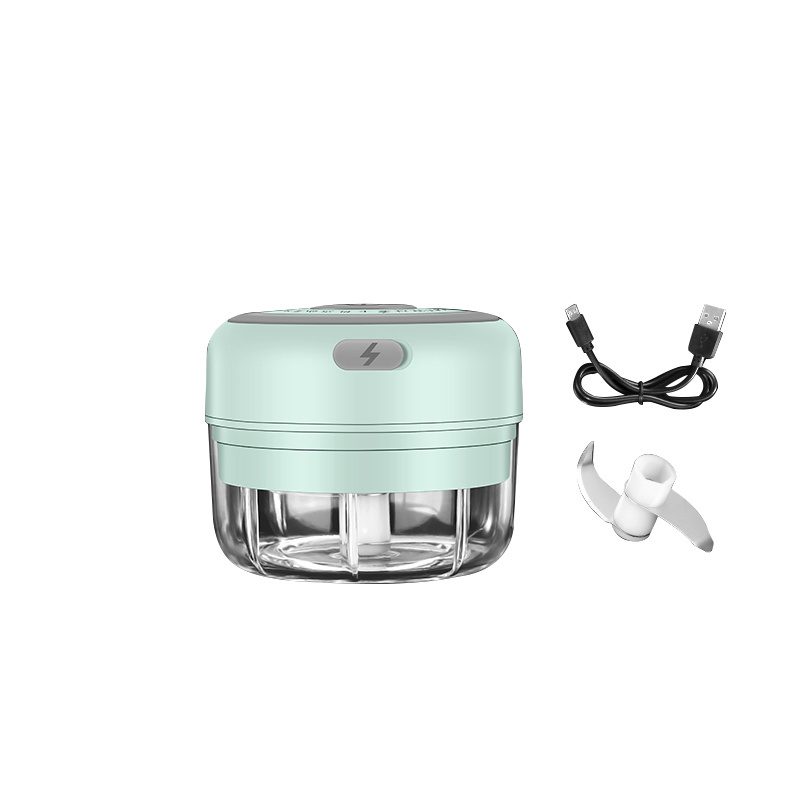 Droshipping waterproof USB portable electric garlic dropshipping chopper mini cordless food chopper for home use