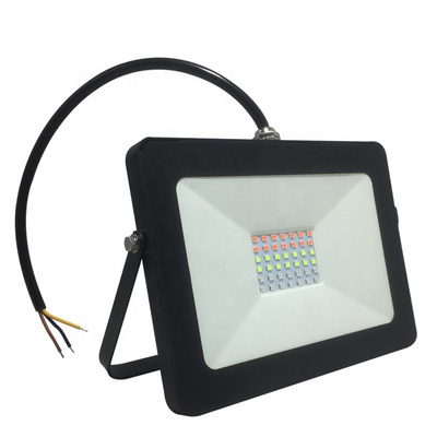 IP65 RGBW Wall Garden Lights Aluminum RGB Floodlight Custom Cheap Waterproof dmx rgb Outdoor Led Flood Light