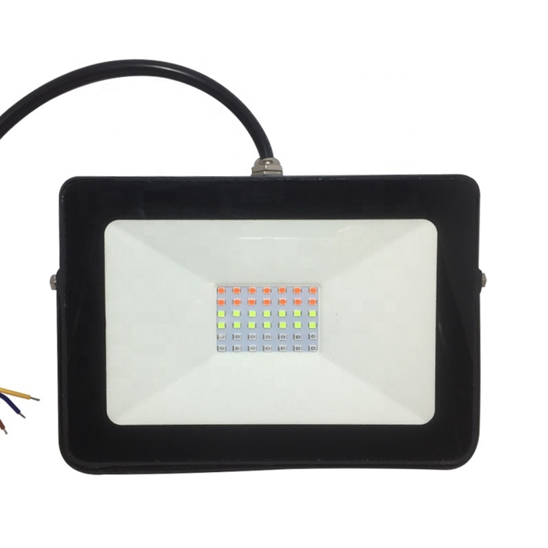 IP65 RGBW Wall Garden Lights Aluminum RGB Floodlight Custom Cheap Waterproof dmx rgb Outdoor Led Flood Light