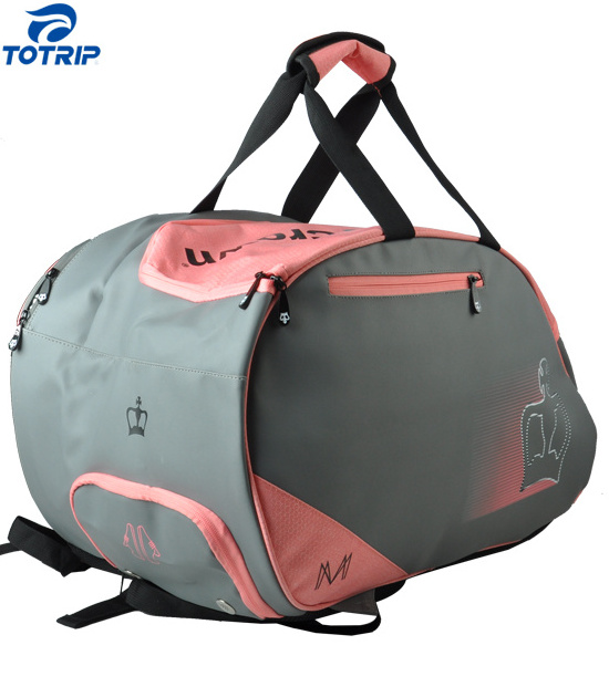 Custom lady pink bags for tennis padel rackets