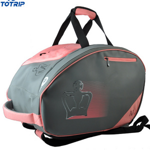 Custom lady pink bags for tennis padel rackets