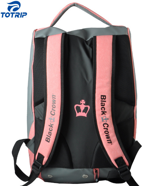 Custom lady pink bags for tennis padel rackets