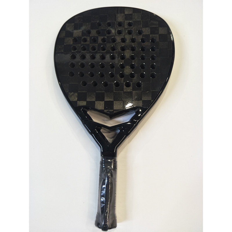 PR1013 18K Carbon Fiber Padel Tennis Racket Custom Logo Soft Eva Face Racquet with Padel Rackets