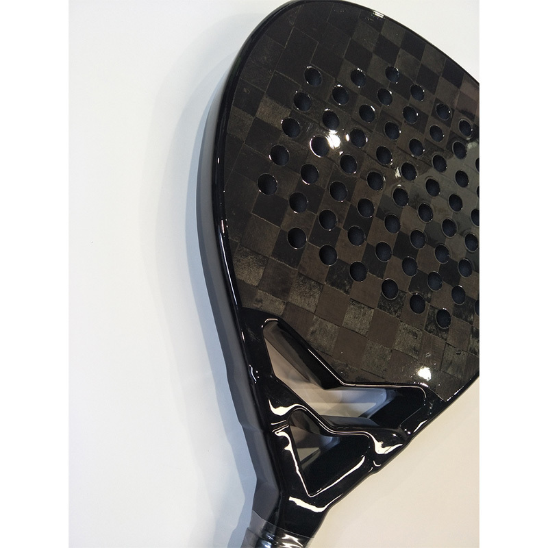 PR1013 18K Carbon Fiber Padel Tennis Racket Custom Logo Soft Eva Face Racquet with Padel Rackets