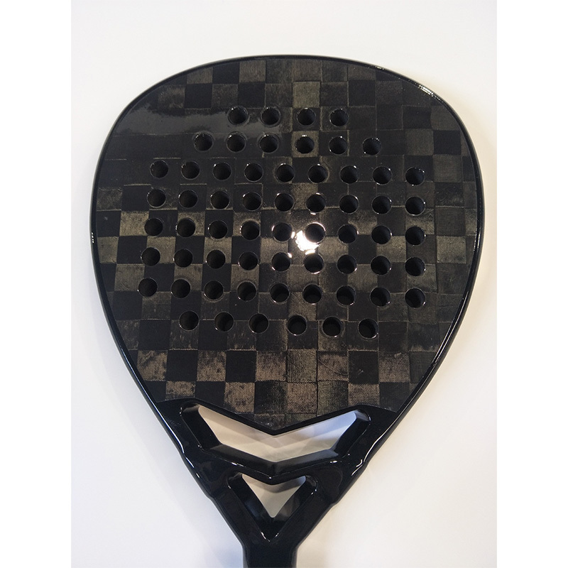 PR1013 18K Carbon Fiber Padel Tennis Racket Custom Logo Soft Eva Face Racquet with Padel Rackets