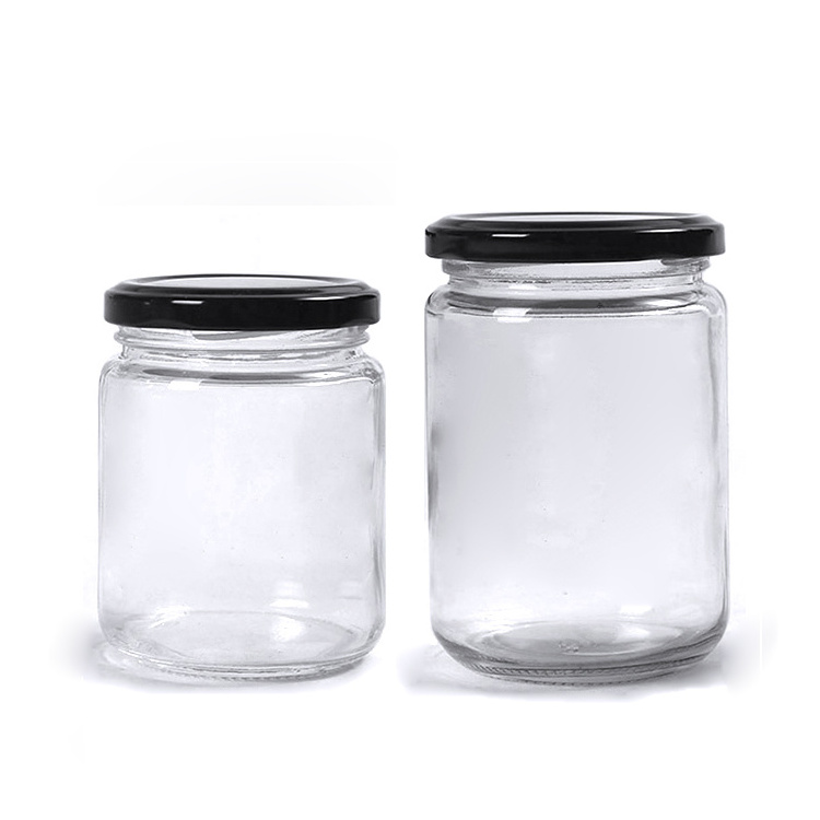 Storage Jar Glass Storage Jar Kitchen Canisters Large Round Cookie Jar Glass Clear with Lid