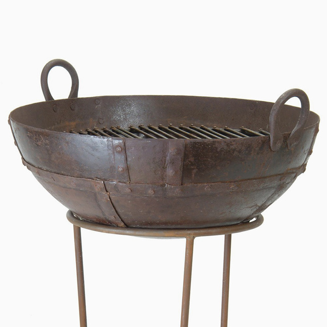 Rusty Look Home & Garden Metal Iron Fire Pit