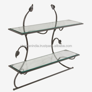 Hand Forged Iron Wall Shelf