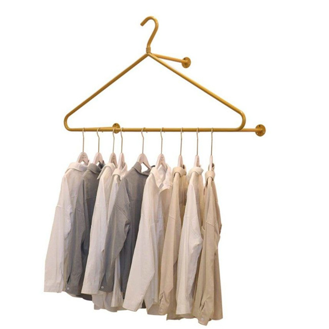 Metal Wall Mounted Clothing Rack