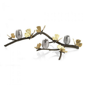 Butterfly Ginkgo Centerpiece Candle Holder