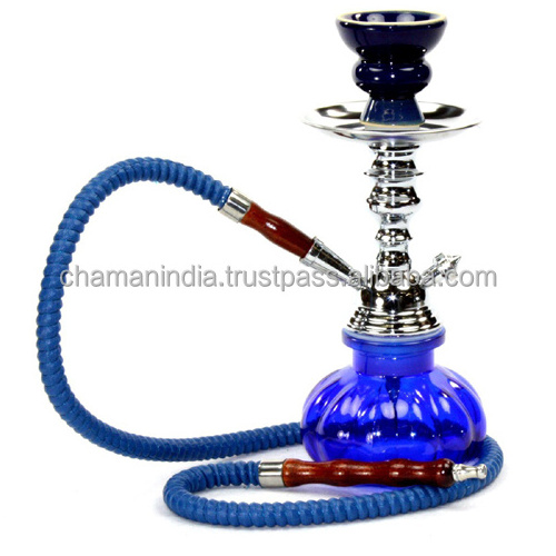 Blue Glass Hookah