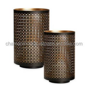 Metal Hurricane Laser Cut Candle Holder