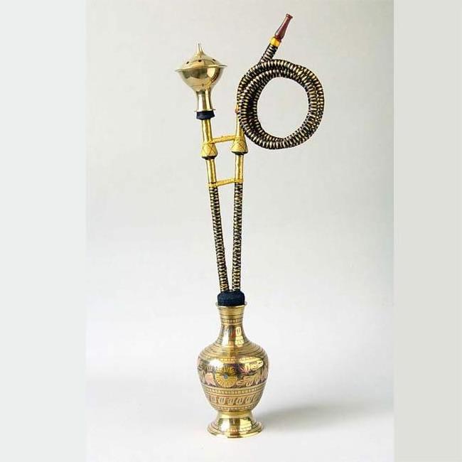 Metal Brass Golden Water Pipe Hookah