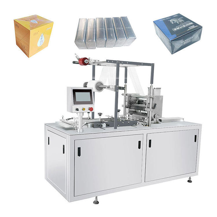 Automatic Cellophane Overwrapping Machine Cosmetic Perfume Carton Lipstick Tea Box Cellophane Wrapping Machine