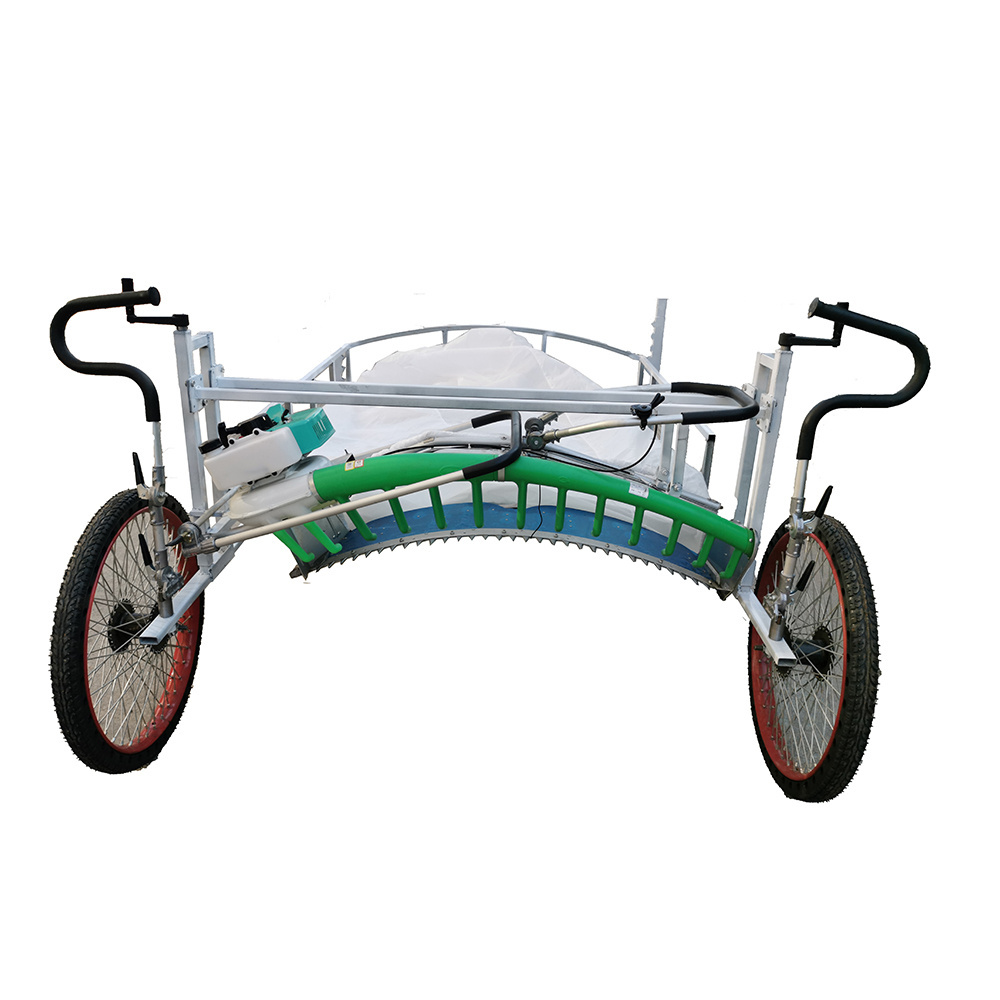 Height Adjustable Self-propelled 1140mm Two Men Farm Chamomile Flower Lavender Harvester Machine