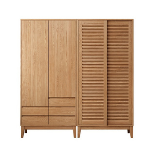 Customized Clothes organizer Modern Design Bedroom Furniture Closet Cabinet 2 Sliding Doors Wooden wall Clothes Wardrobe Bedroom