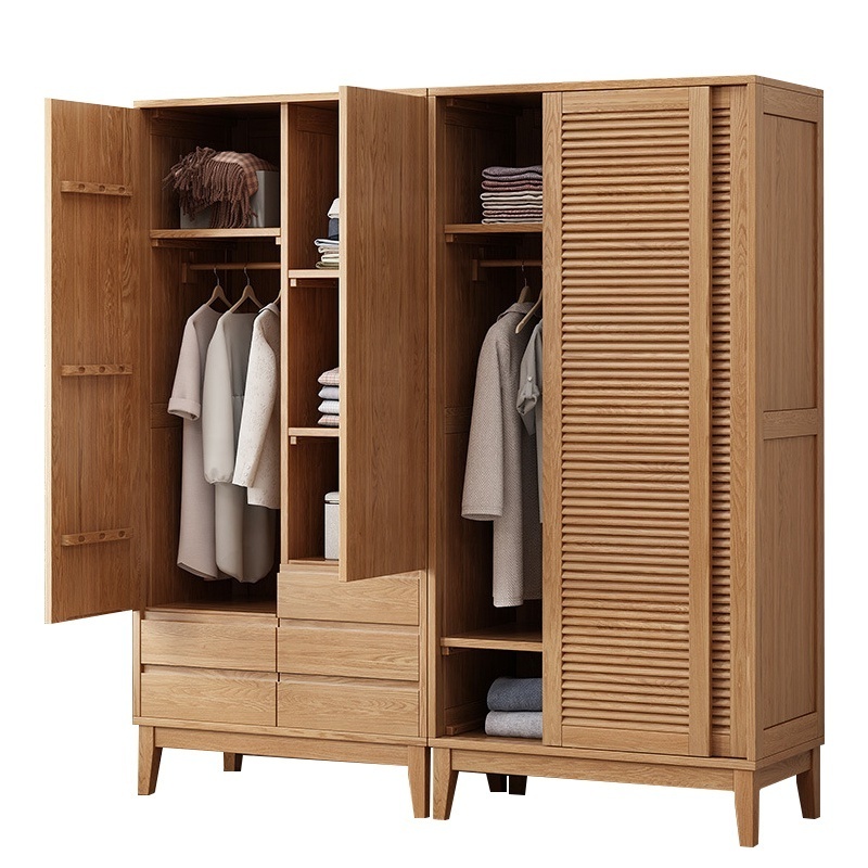 Customized Clothes organizer Modern Design Bedroom Furniture Closet Cabinet 2 Sliding Doors Wooden wall Clothes Wardrobe Bedroom