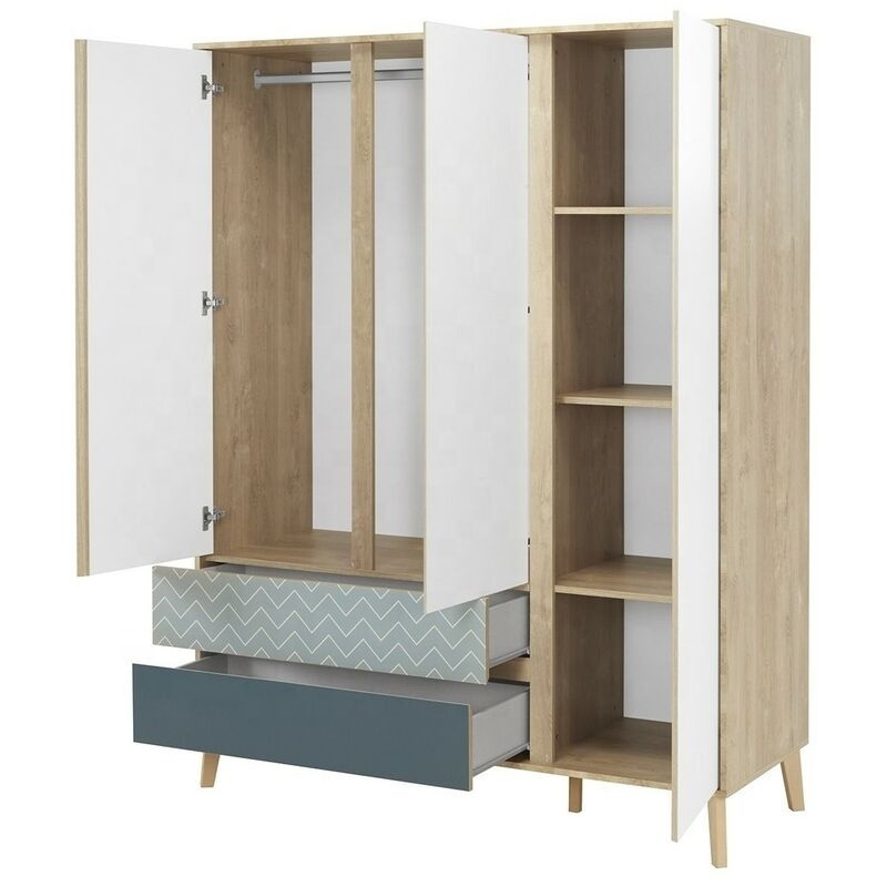 European style wardrobe bedroom furniture modular modern furniture bedroom white closets modern wardrobe cabinet for storage