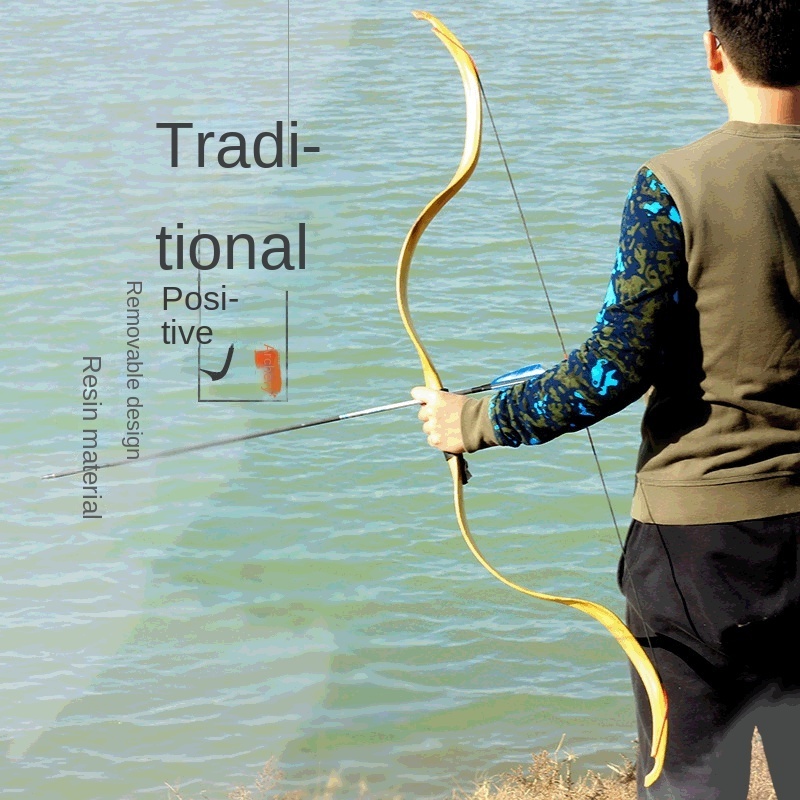 Traditional Bow   Detachable resin bow and arrow    Outdoor archery competition performance light bow