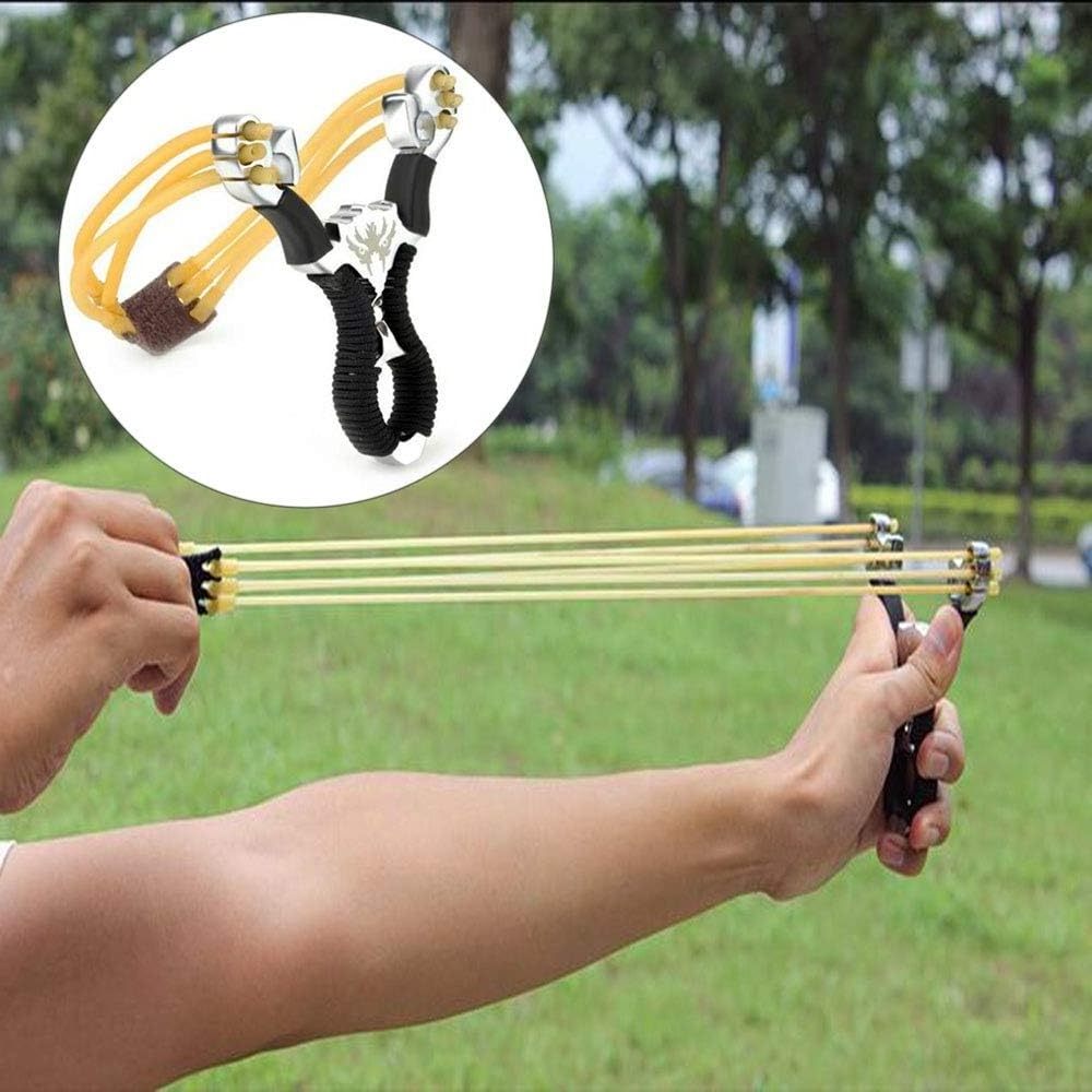 Aluminum Alloy slingshot   Outdoor hunting slingshot    Fishing shooting game