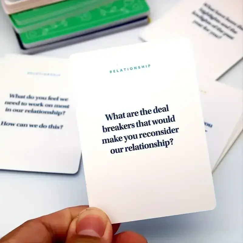 Intimacy Deck by BestSelf Communication in Relationships Party Game Card