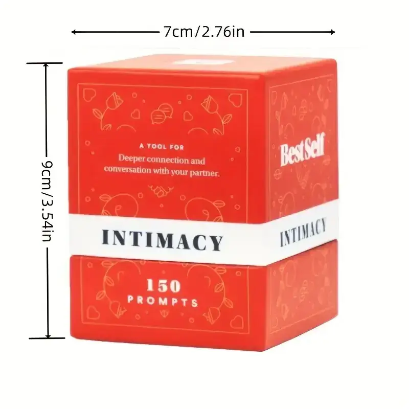 Intimacy Deck by BestSelf Communication in Relationships Party Game Card